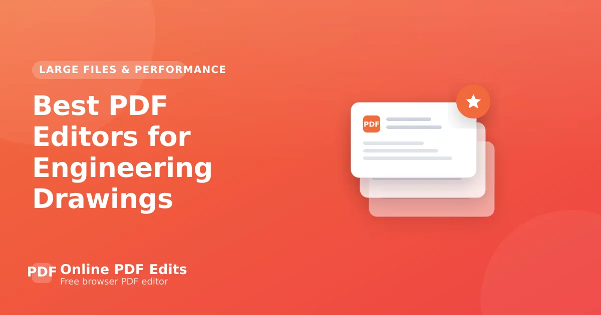 Best PDF Editors for Engineering Drawings — Online PDF Edits